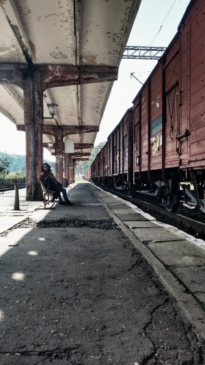 Estación de tren en Sighisoara. Fotografía de Borja Rivero